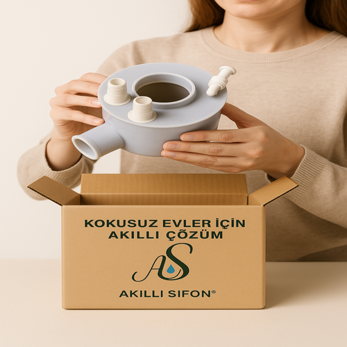 Akıllı Sifon Eviye 4.Hortum girişli
